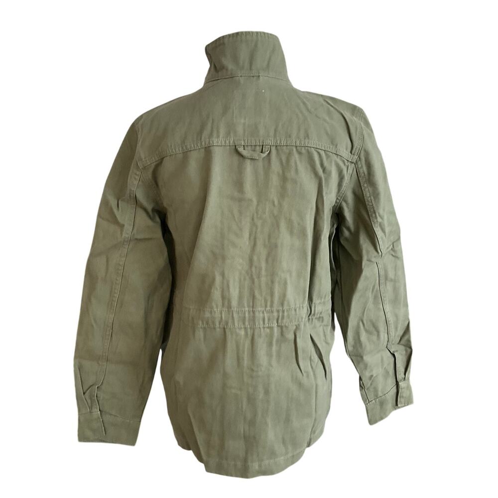 Vintage America Women's Canvas Anorak Olive Green Jacket Size Small NWT - Picture 3 of 10